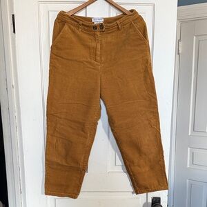Native Youth Corduroy Pants in Earthy Orange